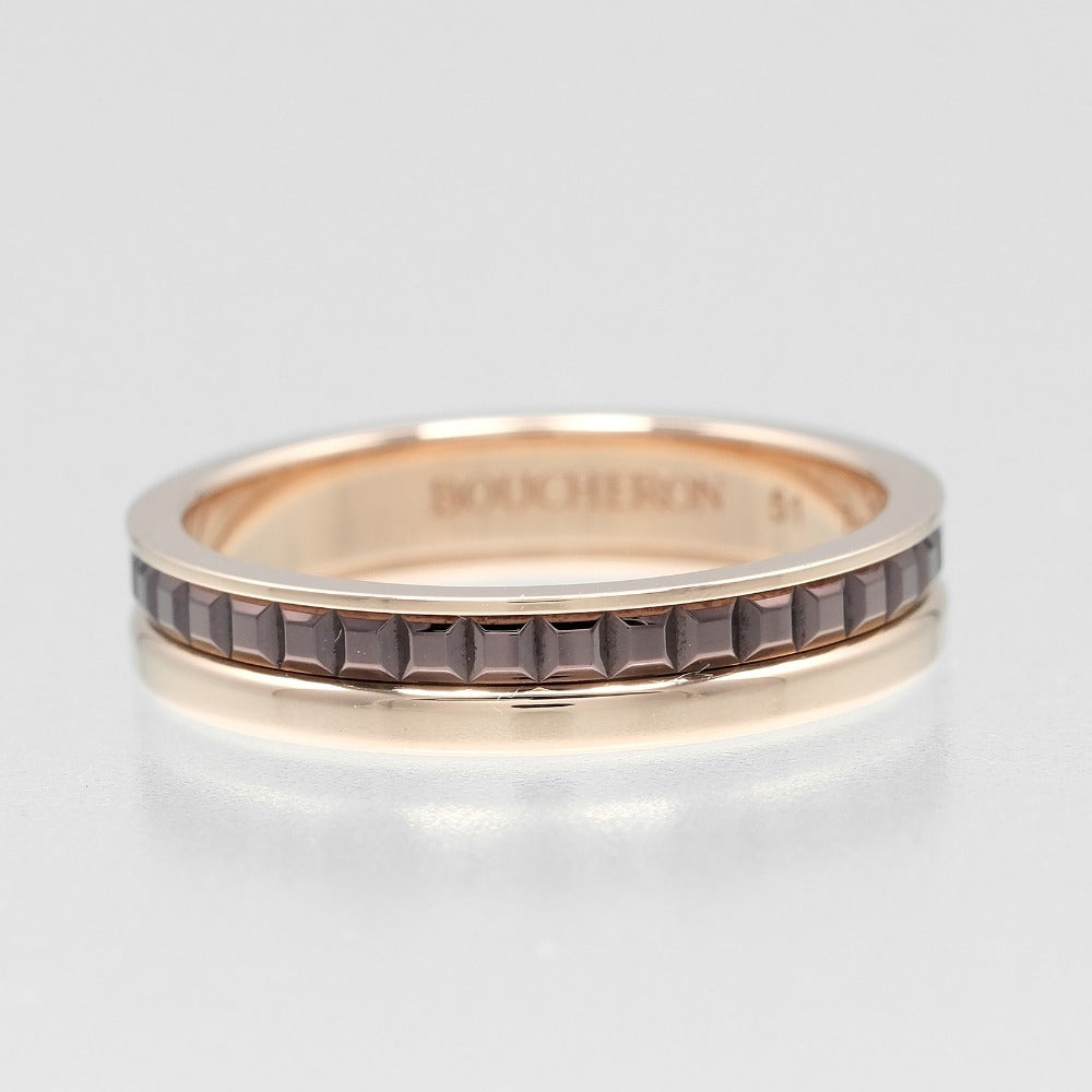 Boucheron】ブシュロン キャトル クラシック ハーフ リング・指輪 11号