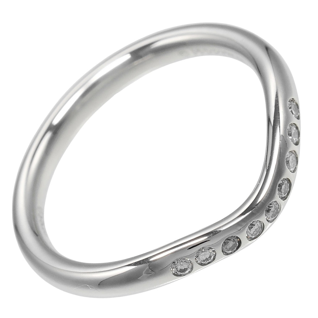 TIFFANY&Co.】ティファニー カーブドバンド リング・指輪 6.5号