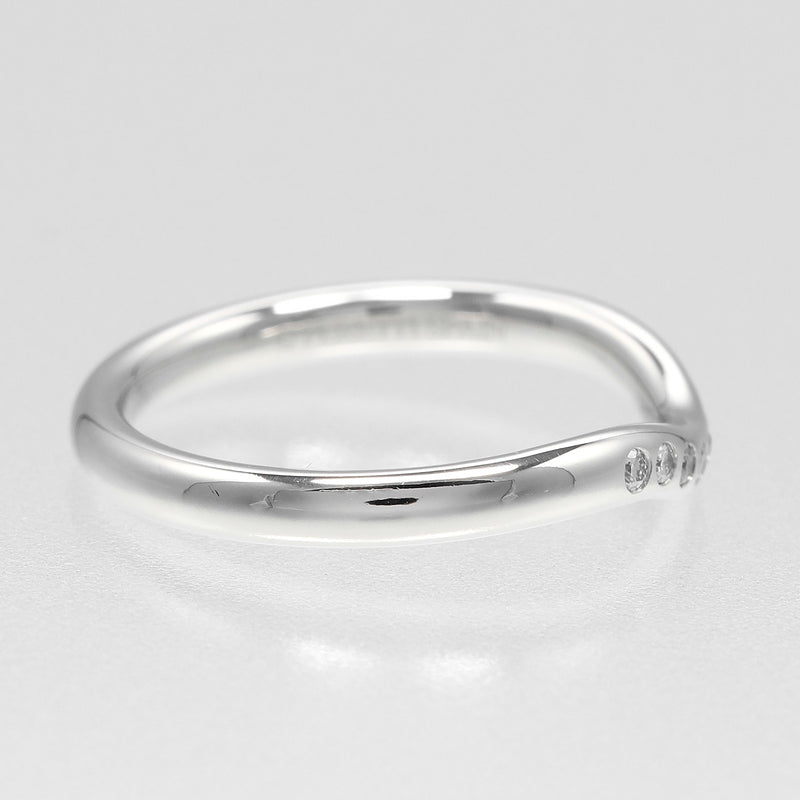 TIFFANY&Co.】ティファニー カーブドバンド リング・指輪 6.5号 