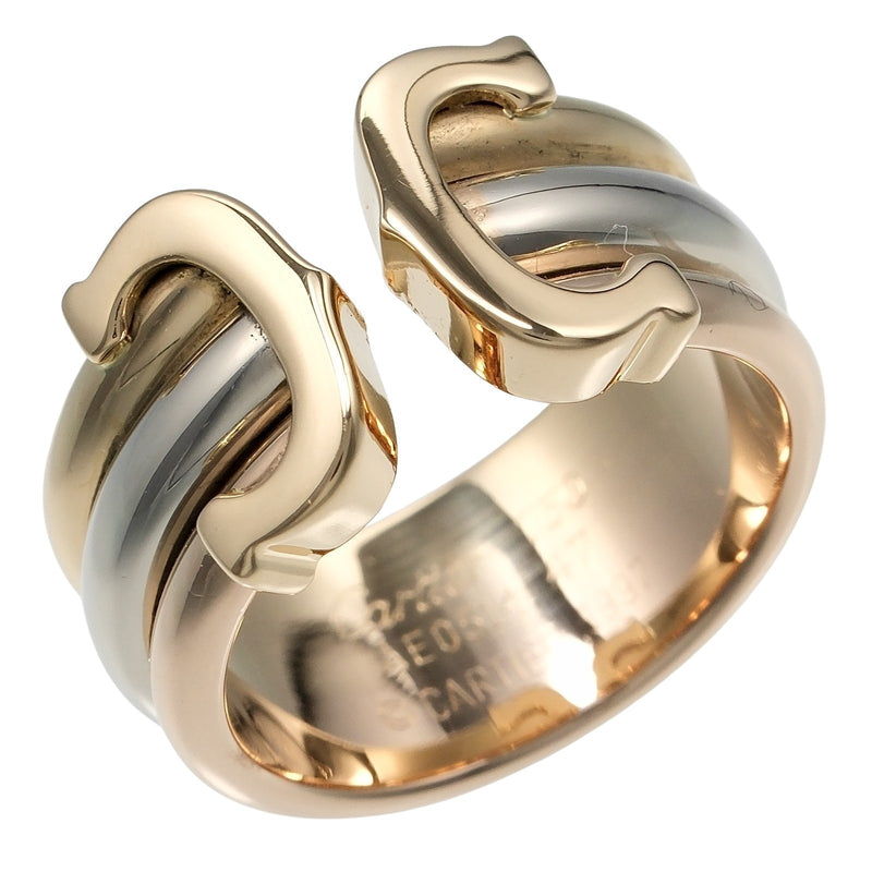CARTIER】カルティエ 2C スリーカラー リング・指輪 8号 – NISHIKINO