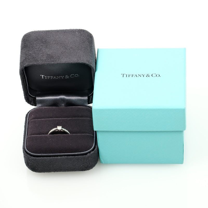 【TIFFANY&Co.】ティファニー
 ハーモニー 7.5号 リング・指輪
 0.19ct VVS1/I/3EX Pt950プラチナ×ダイヤモンド 約2.74g harmony レディースAランク