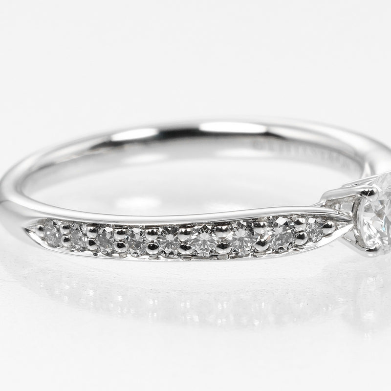 [Tiffany & co.]TIFFANY&Co.
 Harmony 7.5 Ring
 0.19ct VVS1/I/3EX PT950 Platinum x Diamond about 2.74g Harmony Ladies A Rank