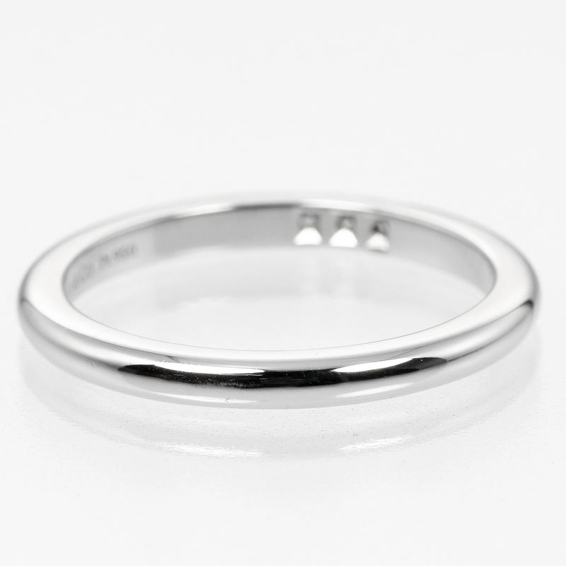 [Tiffany & co.]TIFFANY&Co. Forever Classic Band No. 7 Ring 2mm Model PT950 Platinum x 3P Diamond about 3.15g Forever Classic Band Ladies A Rank