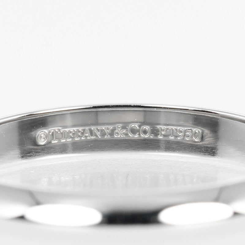 [Tiffany & co.]TIFFANY&Co.
 Knife Edge No. 15 Ring
 3mm model PT950 Platinum Approximately 4.36g Knife Edge Men A Rank