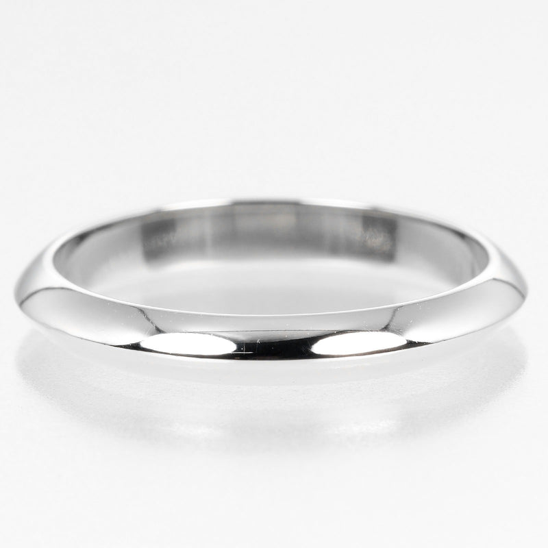 [Tiffany & co.]TIFFANY&Co.
 Knife Edge No. 15 Ring
 3mm model PT950 Platinum Approximately 4.36g Knife Edge Men A Rank