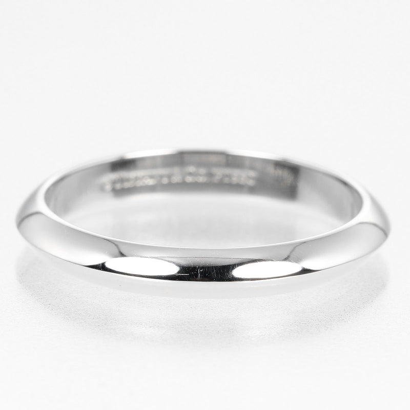 [Tiffany & co.]TIFFANY&Co.
 Knife Edge No. 15 Ring
 3mm model PT950 Platinum Approximately 4.36g Knife Edge Men A Rank