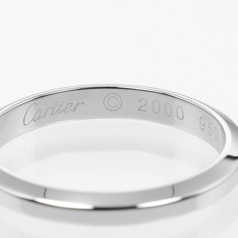 [Cartier] Cartier de Clation No. 16.5 Ring 3mm model PT950 Platinum Approximately 5.23g DECLARATION Men A Rank