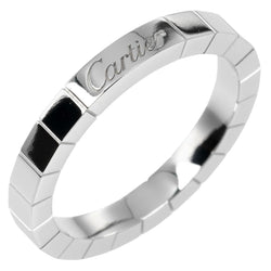 [Cartier] Cartier 
 Lanieres No. 18.5 Ring
 18KWhite Gold Approximately 7.11g Lanieres Men's A Rank