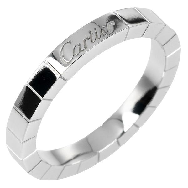 [Cartier] Cartier 
 Lanieres No. 18.5 Anillo / anillo 
 18KOro blanco aproximadamente 7.11g Lanenes Men's A Rank