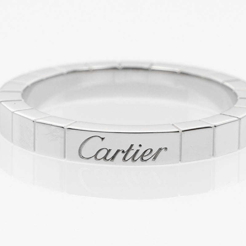 [Cartier] Cartier Lanieres No. 18.5 Ring 18KWhite Gold Approximately 7.11g Lanieres Men's A Rank