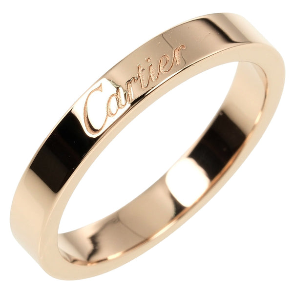 [Cartier] Cartier 
 C Du Engrave 10.5 Anillo / anillo 
 18KPink Gold alrededor de 3.7G C C Co English Ladies A Rank