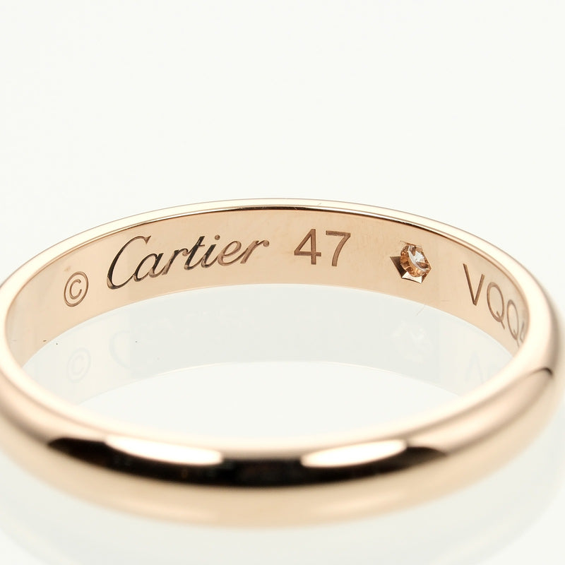 [Cartier] Cartier 1895 Wedding No. 7 Ring 18KRaspberry PinkGold x Diamond about 2.21g 1895 Wedding Ladies A Rank