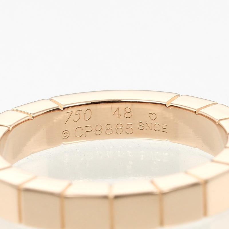 [Cartier] Cartier Lanieres No. 8 Ring 18KRaspberry PinkGold about 5.4g Lanieres Ladies A Rank