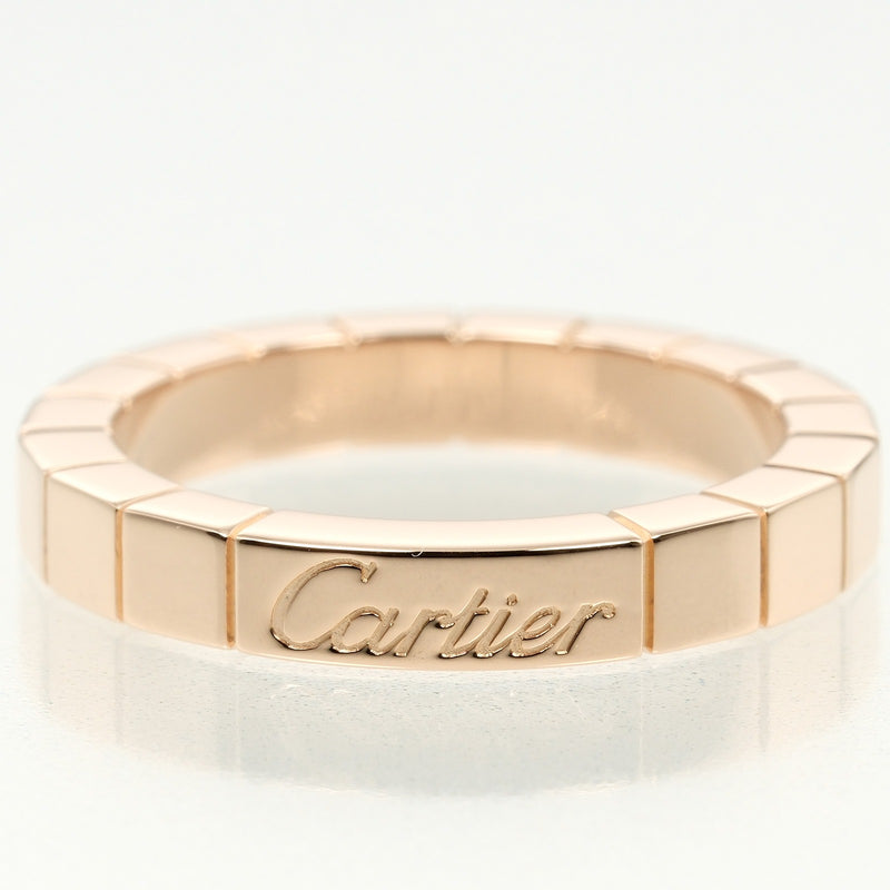 [Cartier] Cartier Lanieres No. 8 Ring 18KRaspberry PinkGold about 5.4g Lanieres Ladies A Rank