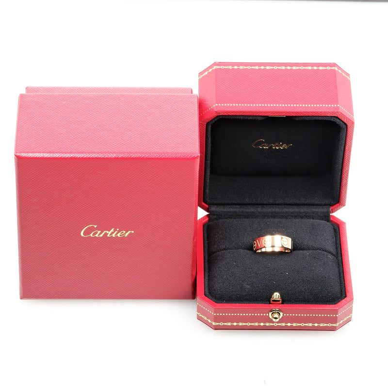 【CARTIER】カルティエ
 ラブ 2006年クリスマス 11号 リング・指輪
 K18ピンクゴールド 約5.87g Love Christmas 2006 レディースAランク