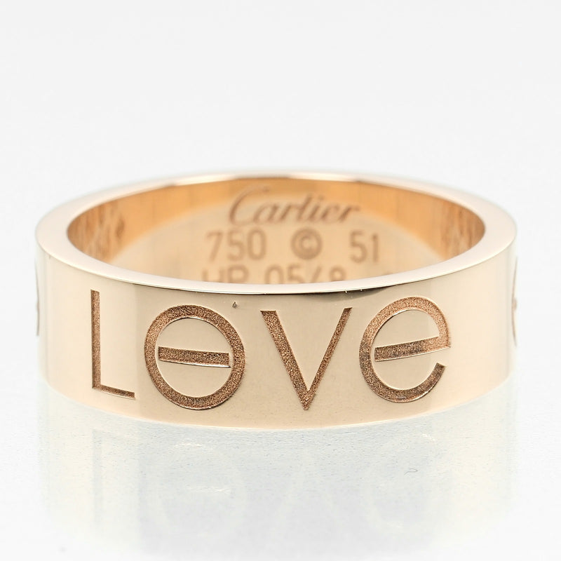 [Cartier] Cartier 
 Love 2006 Christmas No. 11 Ring
 18KRaspberry PinkGold about 5.87g Love Christmas 2006 Ladies A rank