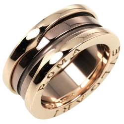 [Bvlgari] Bulgari Beau Zero Wan 2 Banda No. 8 Anillo / Anillo 18KPink Gold X Metal alrededor de 6.9g B.Zero1 2 bandas Damas A Rank