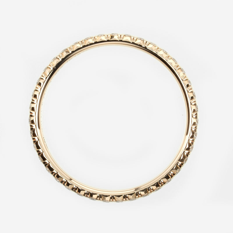 [Tiffany & co.]TIFFANY&Co.
 Sorest Full Eternity No. 7.5 Ring
 18KRaspberry PinkGold x Diamond about 1G SOLEST FULL ETERNITY Ladies A Rank