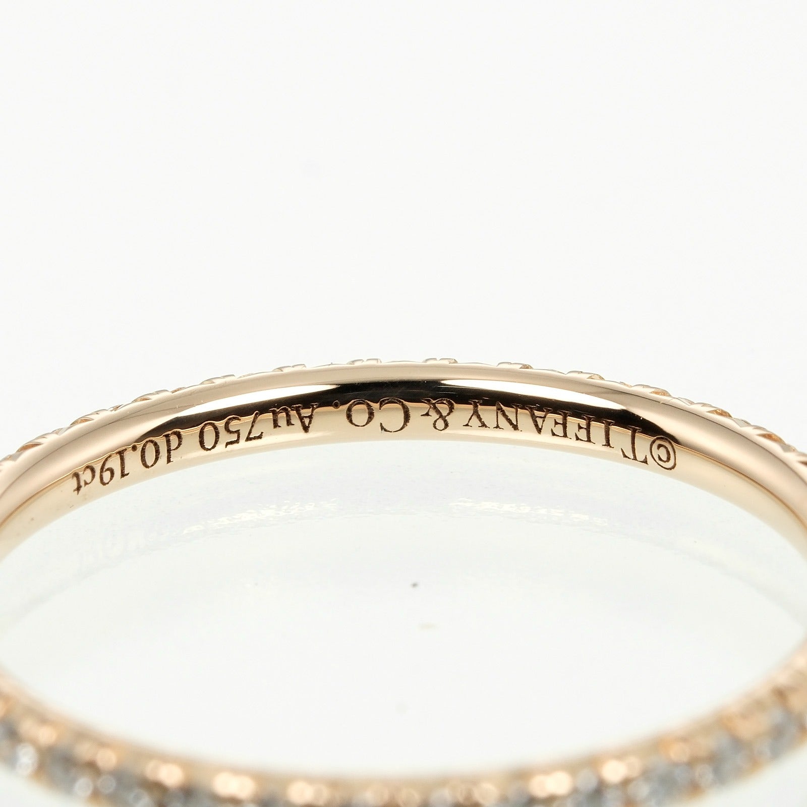 TIFFANY&Co.】ティファニー ソレスト フルエタニティ 7.5号 リング