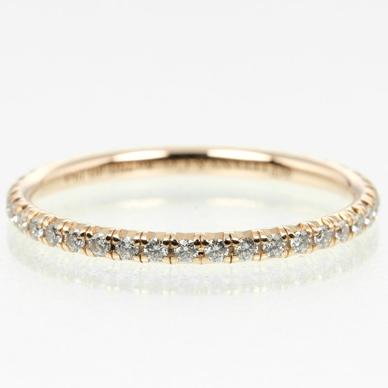 [Tiffany & co.]TIFFANY&Co. Sorest Full Eternity No. 7.5 Ring 18KRaspberry PinkGold x Diamond about 1G SOLEST FULL ETERNITY Ladies A Rank