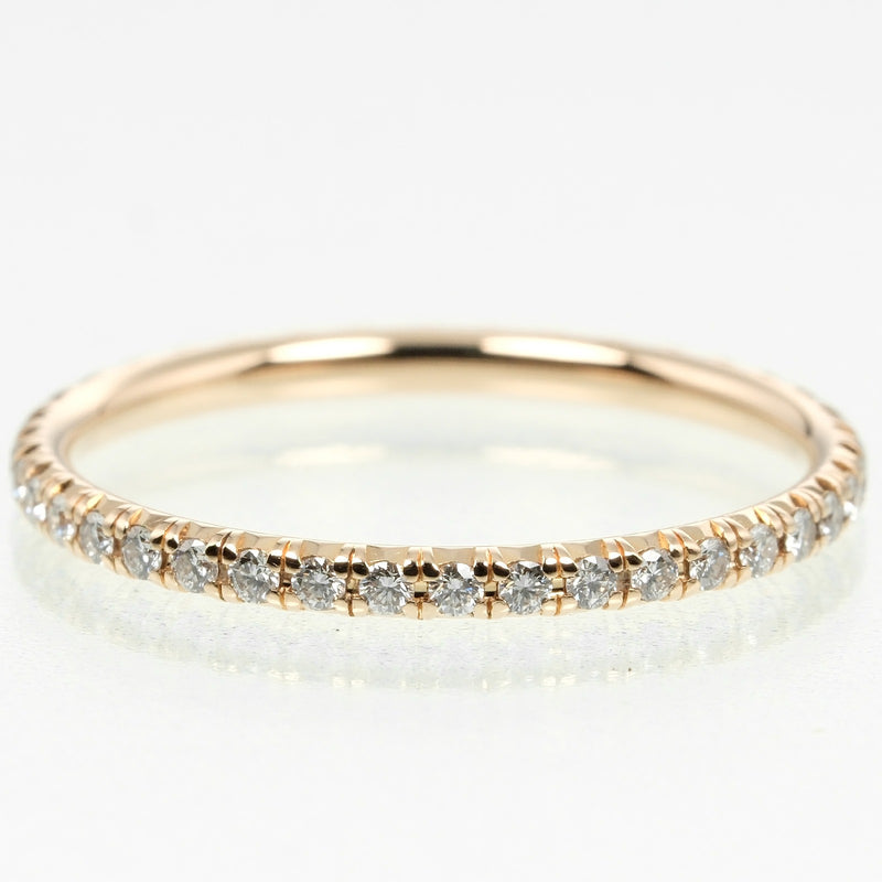 [Tiffany & co.]TIFFANY&Co. Sorest Full Eternity No. 7.5 Ring 18KRaspberry PinkGold x Diamond about 1G SOLEST FULL ETERNITY Ladies A Rank