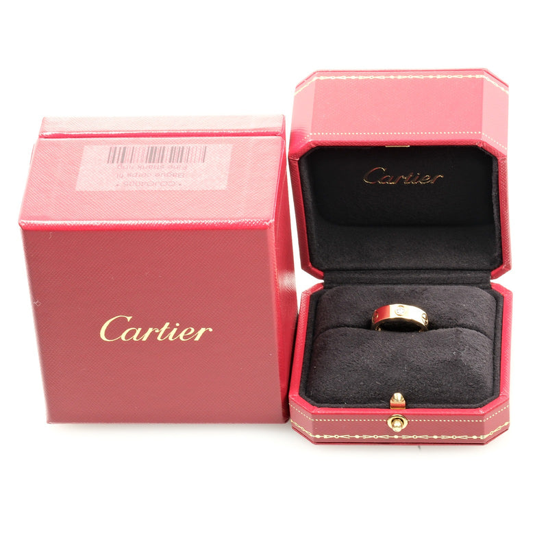 【CARTIER】カルティエ
 ラブ 11号 リング・指輪
 K18イエローゴールド×3P ダイヤモンド 約8.28g love レディースAランク