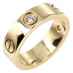 [Cartier] Cartier Love No. 11 Anillo / anillo 18KOro amarillo x 3p diamante alrededor de 8.28g amor damas un rango