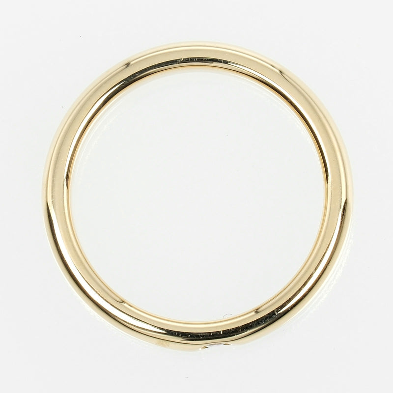 [Tiffany & co.]TIFFANY&Co. Stacking Band No. 9 Ring 18KYellow Gold x Diamond about 3.62g Stacking Band Ladies A Rank