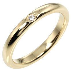 [Tiffany & co.]TIFFANY&Co.
 Stacking Band No. 9 Ring
 18KYellow Gold x Diamond about 3.62g Stacking Band Ladies A Rank