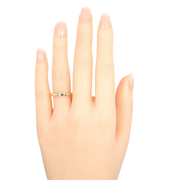 [Tiffany & co.]TIFFANY&Co. Stacking Band No. 9 Ring 18KYellow Gold x Diamond about 3.62g Stacking Band Ladies A Rank