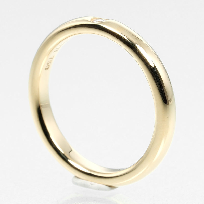 [Tiffany & co.]TIFFANY&Co.
 Stacking Band No. 9 Ring
 18KYellow Gold x Diamond about 3.62g Stacking Band Ladies A Rank