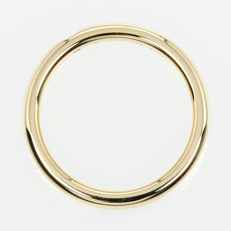 [Tiffany & co.]TIFFANY&Co. Stacking Band No. 9 Ring 18KYellow Gold x Diamond about 3.62g Stacking Band Ladies A Rank