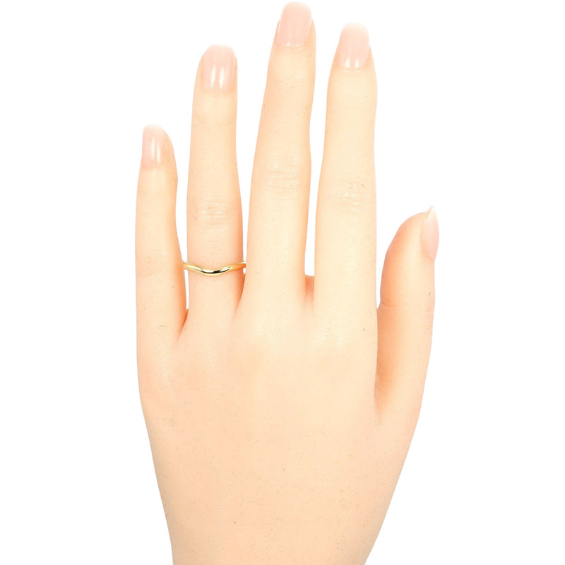 [Tiffany & co.]TIFFANY&Co.
 Curve band No. 9 Ring
 2mm model 18KYellow Gold Approximately 2.29g CURVED BAND Ladies A Rank