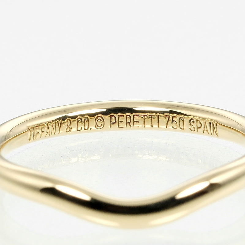 [Tiffany & co.]TIFFANY&Co.
 Curve band No. 9 Ring
 2mm model 18KYellow Gold Approximately 2.29g CURVED BAND Ladies A Rank