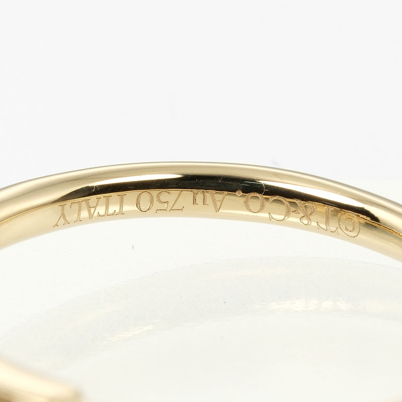 [Tiffany & co.]TIFFANY&Co.
 T wire 7 Ring
 18KYellow Gold x Diamond about 2.16g T Wire Ladies A Rank