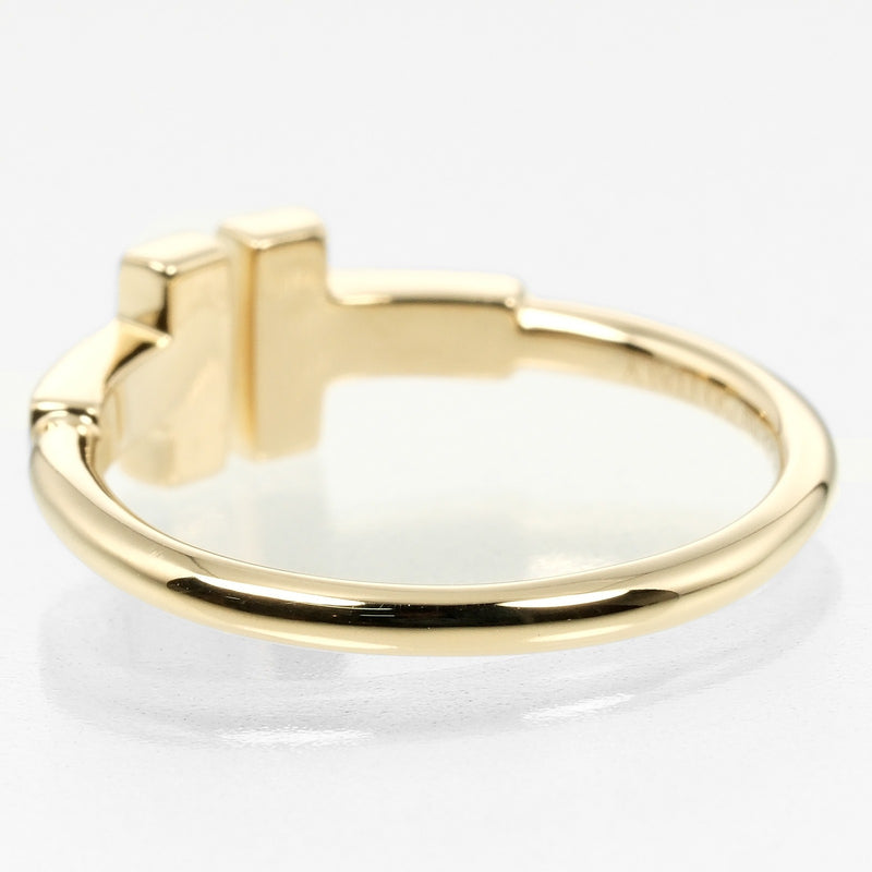 [Tiffany & co.]TIFFANY&Co. T wire 7 Ring 18KYellow Gold x Diamond about 2.16g T Wire Ladies A Rank