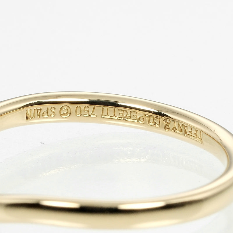 [Tiffany & co.]TIFFANY&Co.
 Curve band No. 8.5 Ring
 2mm model 18KYellow Gold Approximately 2g CURVED BAND Ladies A Rank