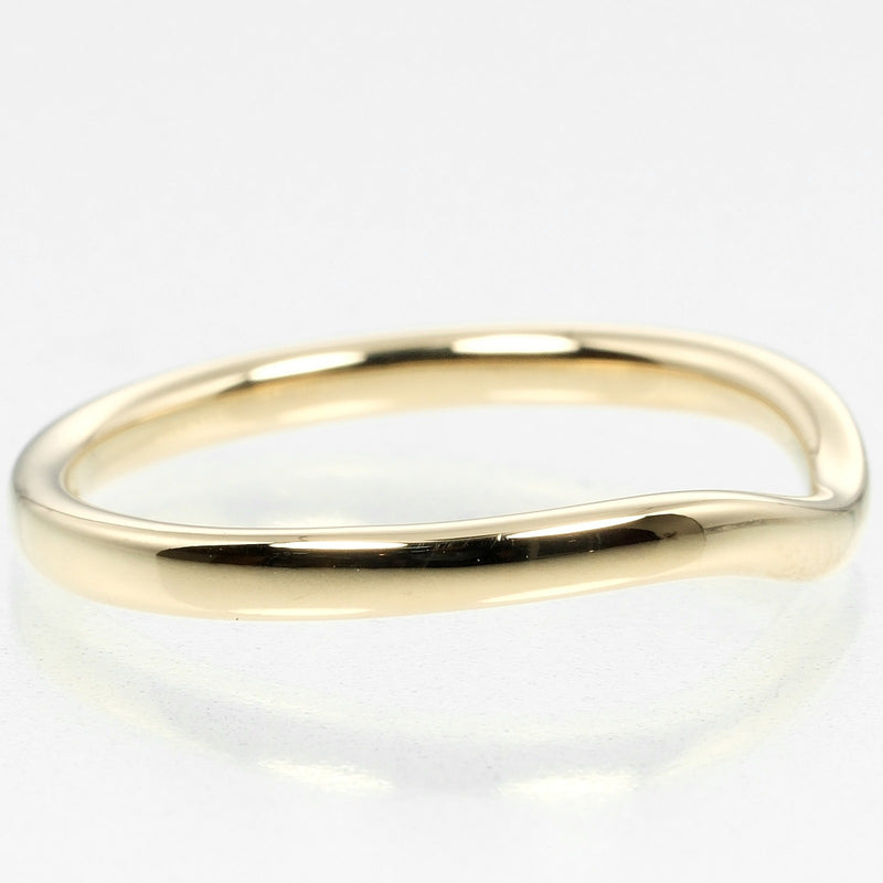 [Tiffany & co.]TIFFANY&Co. Curve band No. 8.5 Ring 2mm model 18KYellow Gold Approximately 2g CURVED BAND Ladies A Rank