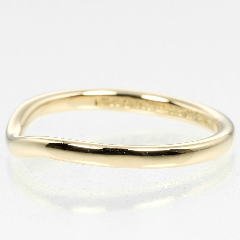 [Tiffany & co.]TIFFANY&Co.
 Curve band No. 8.5 Ring
 2mm model 18KYellow Gold Approximately 2g CURVED BAND Ladies A Rank