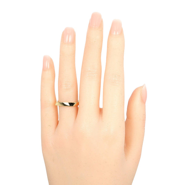 [Tiffany & co.]TIFFANY&Co. Torque Narrow No. 10 Ring 18KYellow Gold Approximately 5.39G TORQUE NARROW Ladies A Rank