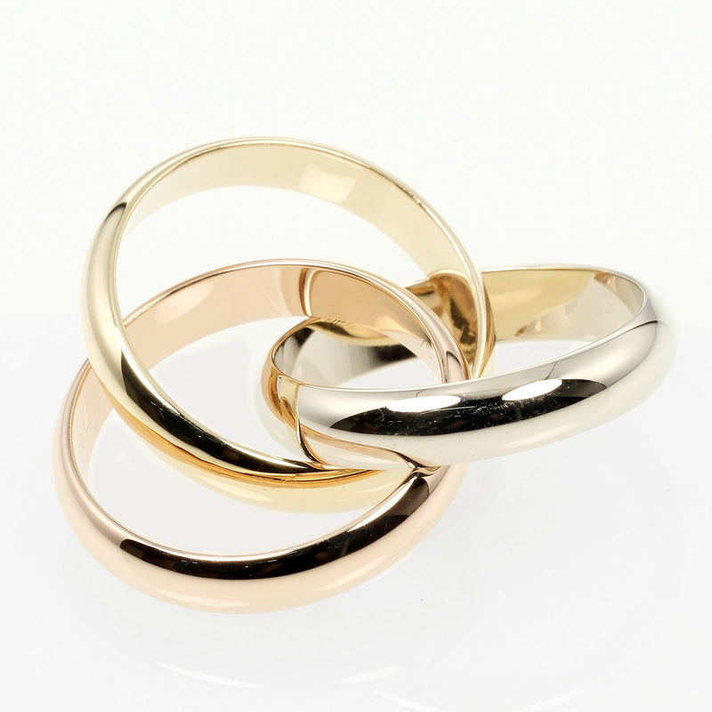 [Cartier] Cartier 
 Trinity LM 14 Ring
 18KGold x YG PG WG Approximately 15.25g TRINITY LM Ladies A Rank