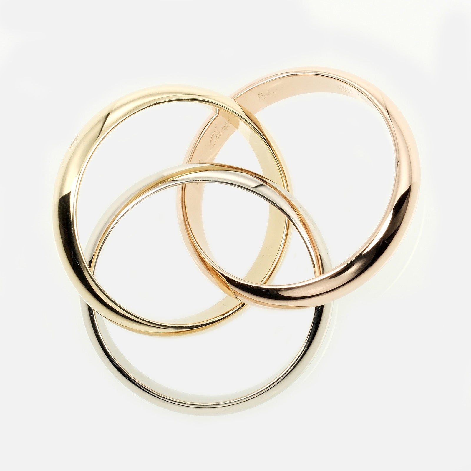 CARTIER】カルティエ トリニティ LM 14号 リング・指輪 K18ゴールド×YG