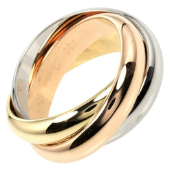 [Cartier] Cartier 
 Trinity LM 14 Ring
 18KGold x YG PG WG Approximately 15.25g TRINITY LM Ladies A Rank