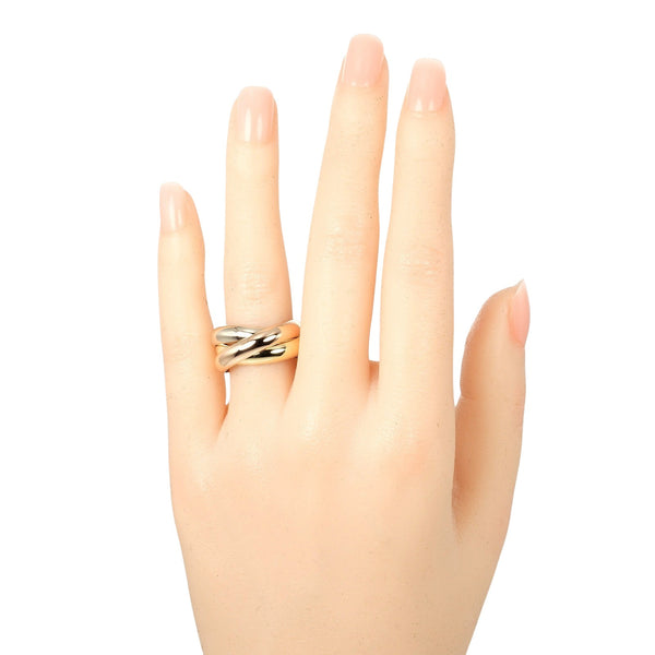 [Cartier] Cartier 
 Trinity LM 14 Ring
 18KGold x YG PG WG Approximately 15.25g TRINITY LM Ladies A Rank