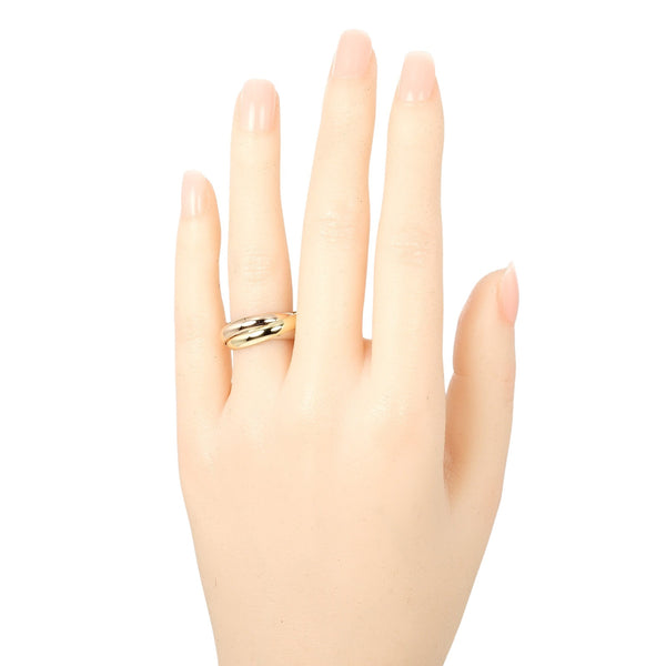 [Cartier] Cartier Trinity No. 12.5 Ring 18KGold x YG PG WG Approximately 8.67G Trinity Ladies A Rank