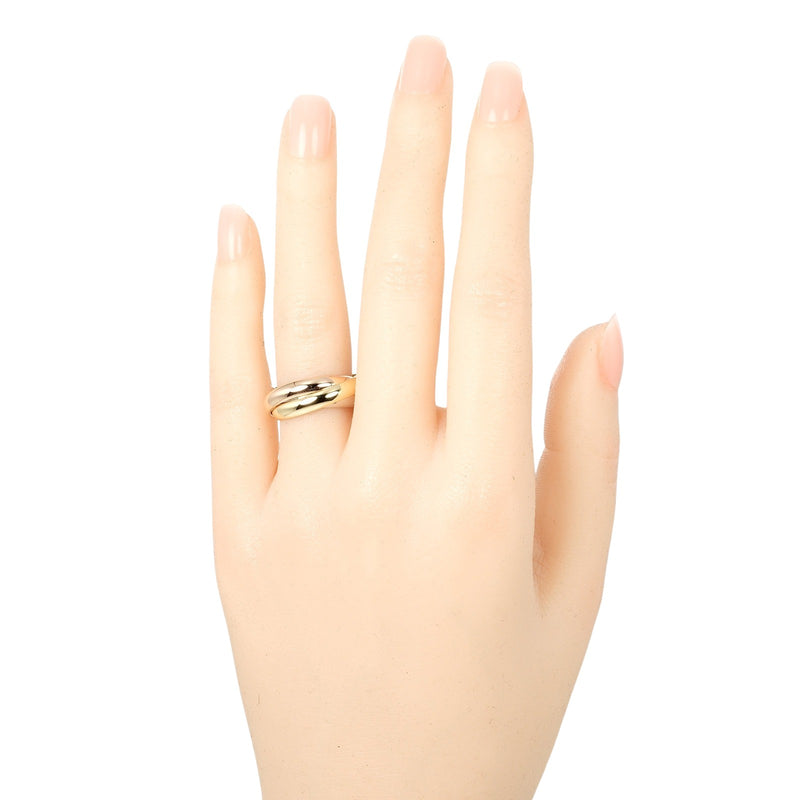 [Cartier] Cartier 
 Trinity No. 12.5 Ring
 18KGold x YG PG WG Approximately 8.67G Trinity Ladies A Rank