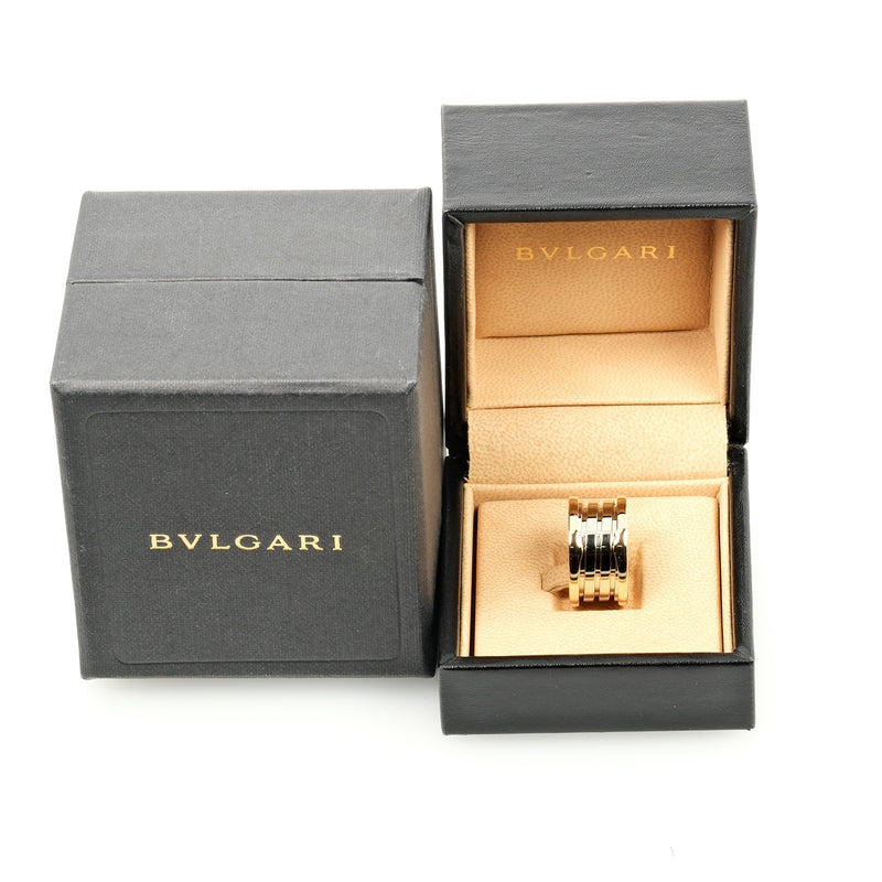 [BVLGARI] Bulgari Beau Zero Wan 4 Band No. 12 Ring 18KYellow gold x18KWhite Gold Approximately 10.3g BE ZERO ONE 4 Band Ladies A Rank