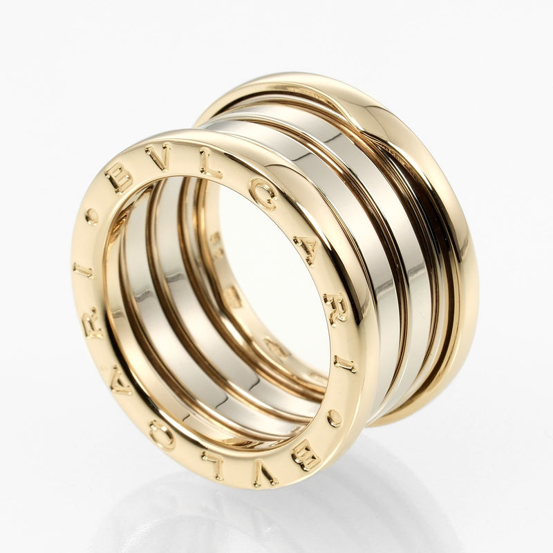 [BVLGARI] Bulgari Beau Zero Wan 4 Band No. 12 Ring 18KYellow gold x18KWhite Gold Approximately 10.3g BE ZERO ONE 4 Band Ladies A Rank