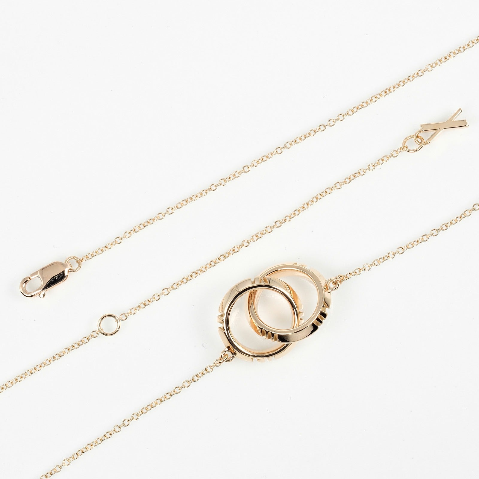 TIFFANY&Co.】ティファニー アトラス Xクローズド インターロッキング 