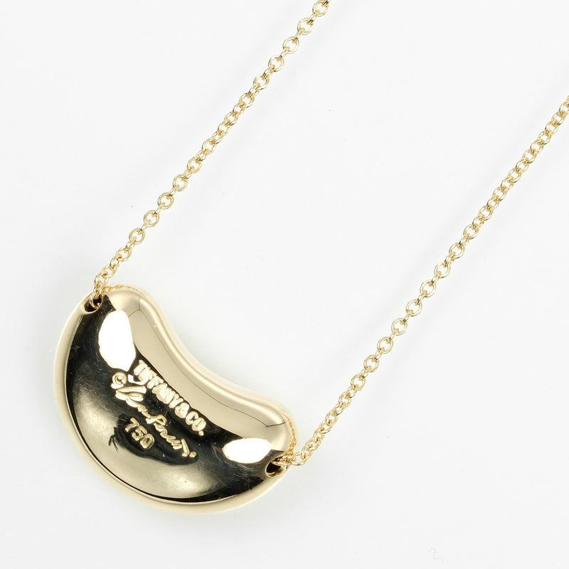 [Tiffany & co.]TIFFANY&Co.
 Bean Necklace
 18KYellow Gold Approximately 6.9g Bean Ladies A Rank